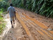 Další den si kluci zaplatili výlet s průvodcem na rafflesii. Rafflesie je rostlina s největším květem na světě. Já jsem chtěl trošku ušetřit, takže jsem zůstal v Tanah Ratě.