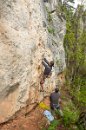 Vlado v neznámé cestě zhruba za 7-. : fenek, hohe wand, lezení, miguel, rakousko